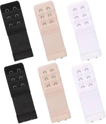 Sona 6 Pcs Women's Bra extenders 2 Hooks/3 Hooks Bra Extension Hook Extender