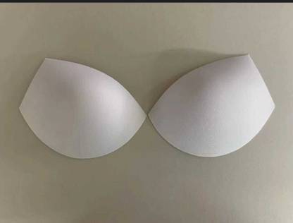 PRIYA INTERLINING 'MEDIUM SIZE' ANGLED SHAPED SEW IN Lycra Cup Bra Pads
