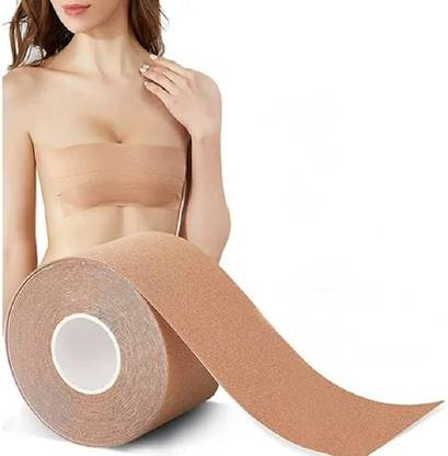 Trendzino Breast Support Bob Tape for Large Breasts Cotton Push Up Bra Petals