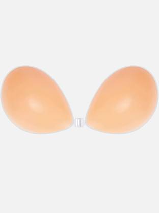 FIMS Women Silicone Padded Bra Adhesive Stick-on Reusable Front closure Silicone Peel and Stick Bra Pads