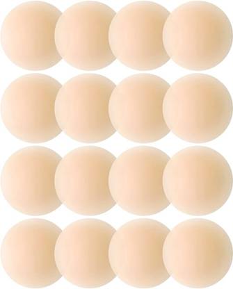LIJIE 8 Pairs for Women's Reusable Adhesive Silicon Pad Silicone Peel and Stick Bra Petals