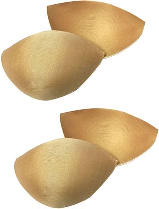 Aakriti 2 Pair Bra Pads Bra Bikini Bra Removable Eye Shape Polyester Cup Bra Pads