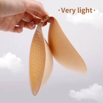 TRK IMPEX Adhesive Backless Push Up Strapless Bra Self-Adhesive Silicone Sticky Bra(Skin) Silicone Push Up Bra Pads