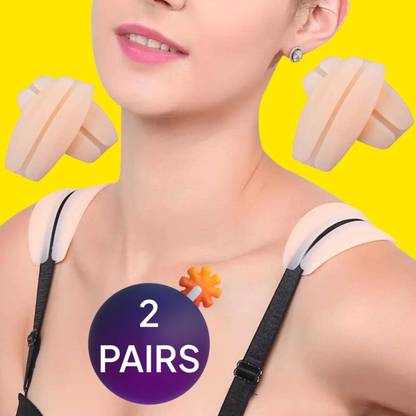 FlyTouch Comfortable Silicone Pads for Preventing Bra Strap Indentation Silicone Bra Strap Cushion