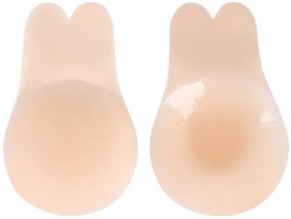 AlexVyan Women Push-Up Bra for Self Adhesive Silicone Strapless Invisible Bra Silicone Push Up Bra Pads