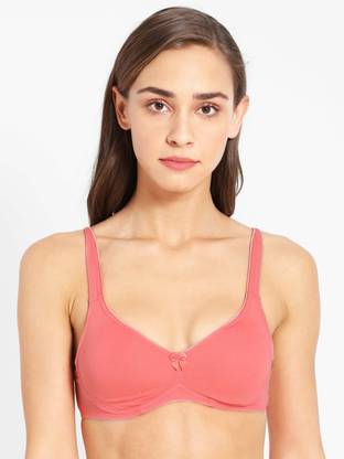 Seamless Wirefree Non-Padded Bra with Contoured Shaper Panel -Blpnk Women Training/Beginners Non Padded Bra