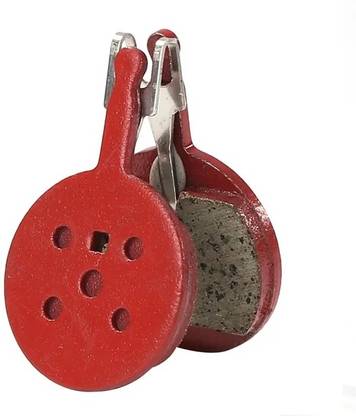 NSV Bicycle Disc Braking Pads For MTB Mountain Road Bike Bicycle Brake Pad (Red) Brake Shoe