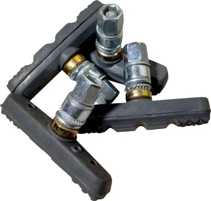 MADHAV Enhance Your Cycling with V-Brake Power Brake Shoes:Two Pair Set 4 shoes Brake Shoe