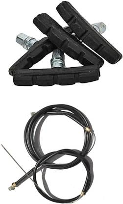HouseOfCommon Bicycle Wire + Break Shoe Combo Product Brake Shoe