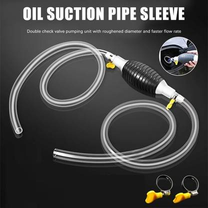 Gabani fashion Fuel Transfer Pump Kit Fish Tank with 1.2 M Pipe Easy & Convinient to Use Brake Vacuum Pump