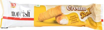 Moreish Cream Roll Vanilla Bread Rolls
