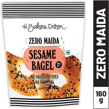 The Baker's Dozen Bagel Sesame Pack of 2 Bagels