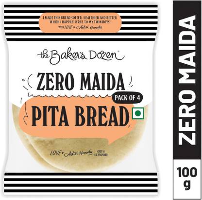 The Baker's Dozen Zero Maida Pita Bread | No Palm Oil Pita Bread