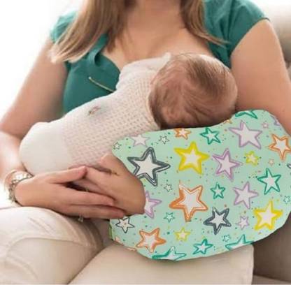 VANSHIV Arm Pillow, Breastfeeding and Bottle Feeding Head Support Pillow(Multi Star) Breast Support Cushion