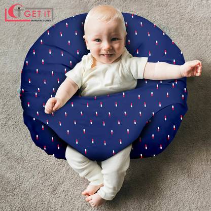 Get IT Premium Breastfeeding Recron Pillow, Removable cover Zip, Buckle Adjust,MomsGift Breastfeeding Pillow