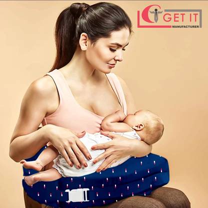 Get IT Breast feeding Foam Pillow, Removable cover with Zip, Buckle Adjust,MomsGift Breastfeeding Pillow