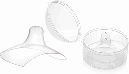 Beebaby Feels Natural Silicone Nipple Shield with Case for Breast Feeding Baby.BPA FREE
