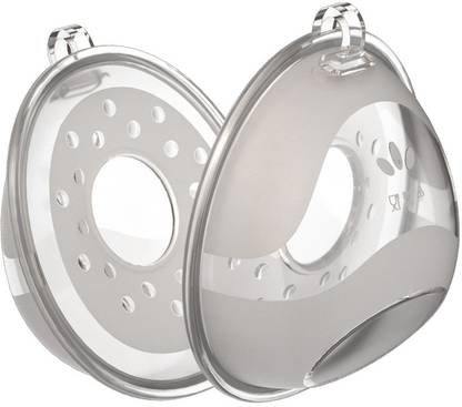 MAYCREATE Reusable Breastfeeding Nipple Shields Milk Collector Shell 2 Pack Breast Nipple Shield