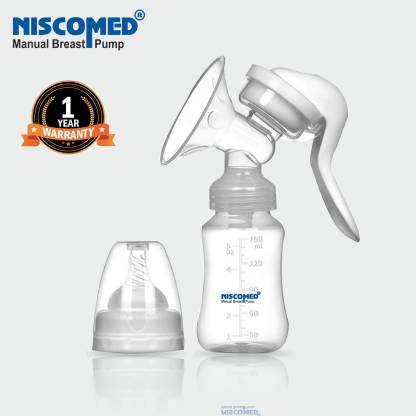 NISCOMED Manual First Feed Manual Breast Pump – Manual  – Manual  (Clear)