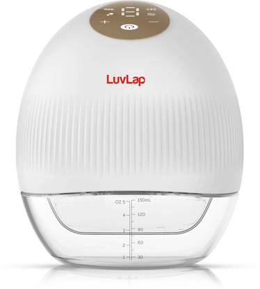 LuvLap Glory Hands-Free Electric Breast Pump for Breastfeeding, Portable with 4 Modes  - Electric