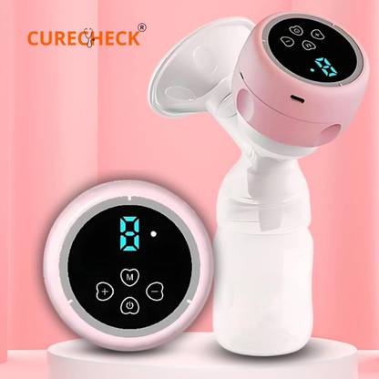 curecheck Automatic Breast Pump for Feeding Mothers - 3 Mode & 9 Levels | Rechargeable  - Electric