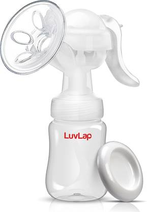 LuvLap Manual Breast Pump, 3 Level Suction Adjustment, 2pcs pads free - Manual