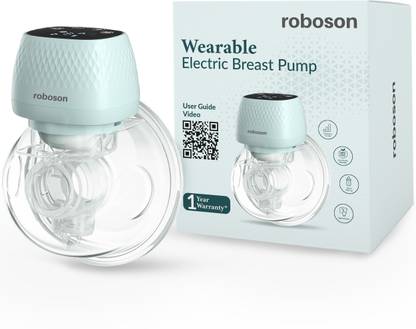 Roboson Wearable Electric Breast Pump with 3 Modes & 9 levels, with Rechargeable Battery  - Electric