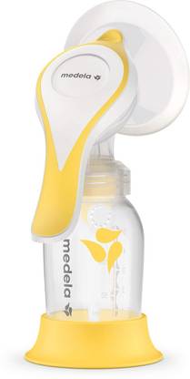 मेडेला Harmony Flex Manual Silicone Pump for Nursing & Breastfeeding, Single Pump  - मैन्युअल