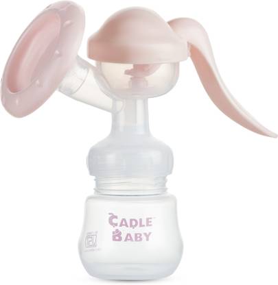 Cadle Baby Premium Manual Breast Pump, 150 ML, BPA Free, Anti-Colic Bottle  - Manual