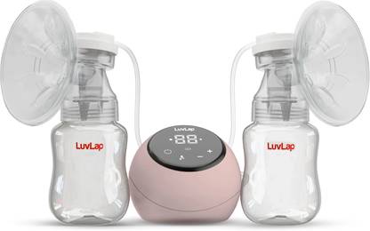 LuvLap Adore Double Electric Breast Pump with 2 Phase Pumping , Rechargeable Batter  - Electric