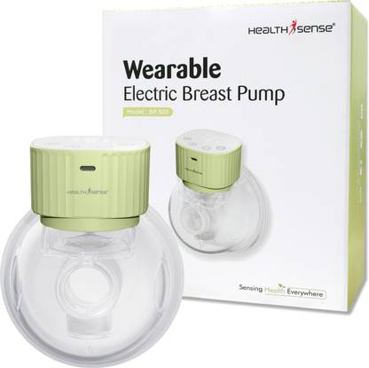 HealthSense Wearable Electric Breast Pump with Touch Button (BP 501) - Electric