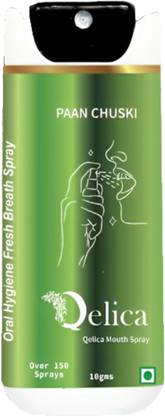 Qelica Instant Mouth Spray, Fresh Breath, Long Lasting, Bad Breath Remove, 150+ Spray