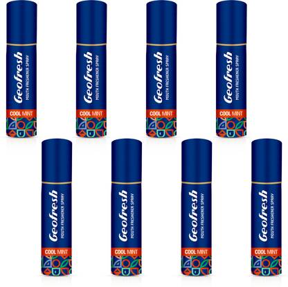Geofresh Mouth Freshener Spray Mint (Pack of 8) Spray