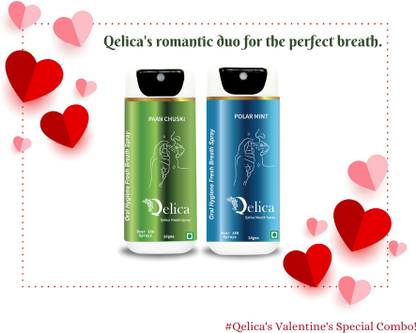 Qelica Rakhi Special Mouth Freshener Long-Lasting Kiss-Ready Breath Freshness Spray