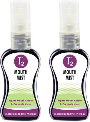 I2 Mouth Mist- For Instant Mouth Freshness,Eliminates Bad Breath,Pack of 2 Spray