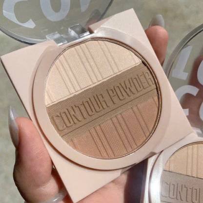 AEPRUY 3 Color Contour Powder Palette Matte Bronzer Contour