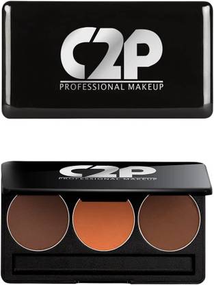 C2P Professional Makeup Basic Kit Trio Contour 3 In 1