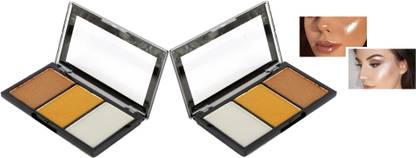 REIMICHI Bronzing Palette 3 in 1 Highlighter Bronze and Blush Combo