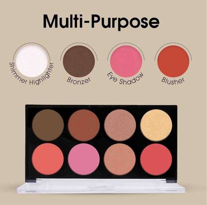 THTC Highly Pigmented & Blendable Shades | Blush & Highlighter Palette