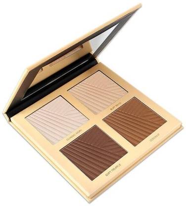 COSMO VIBES 4 Color Contour Powder Palette Matte Bronzer Contour