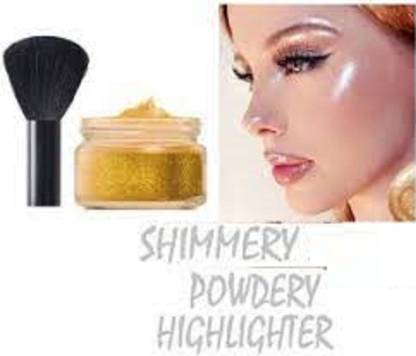 Lui Pui waterproof best golden color shimmer loose dust powder