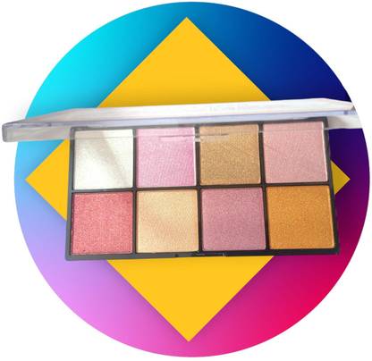 tanvi27 FACE MAKEUP HIGHLIGHTER AND BRONZER PALETTE