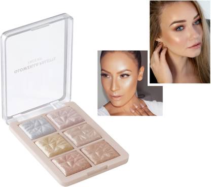 tanvi27 New 6 Shade illuminating Highlighter and Blusher Bronzer Highlighter pellet
