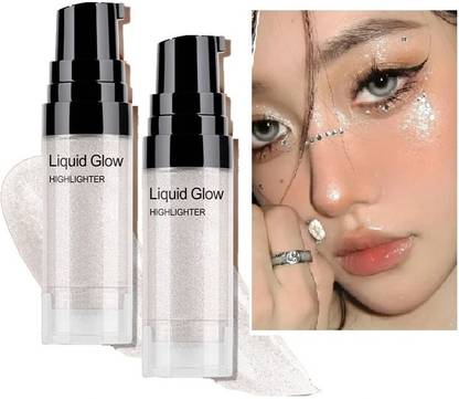 tanvi27 Pearl Shiny Clear High-gloss Powder Glitter Face Contour Shimmer