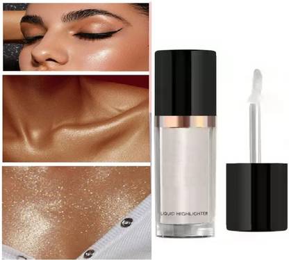 Emijun Illuminator liquid highlighter face and body makeup silver gold