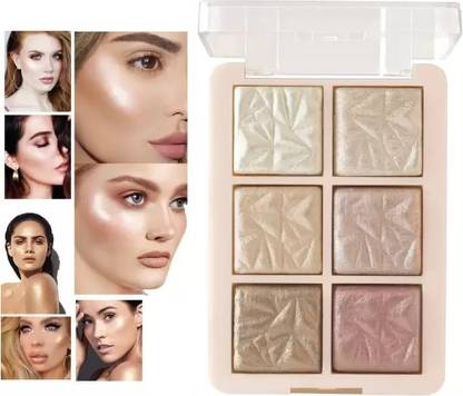 REIMICHI 6 Shades Highly-Pigmented Powder Highlighter