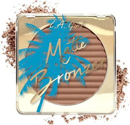 L.A. Girl Matte Bronzer-Back To The Beach Non Oily Matte Look Pressed Powder For Makeup
