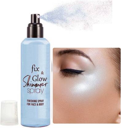 ADJD 3D glow bridal Sky Blue makeup Highlighter liquid spary