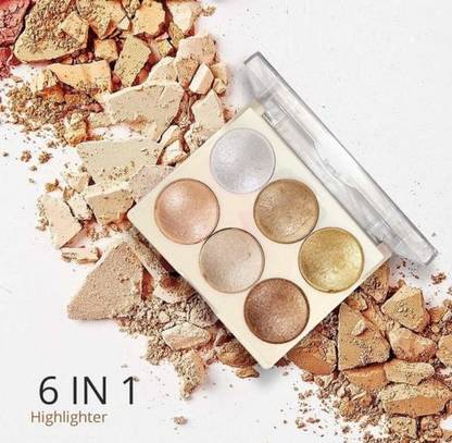 Emijun 6Color Glow Highlighting Powder