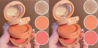 AFARAXIA Best Mini easy to carry highlighter+blusher+eyehsdow kit